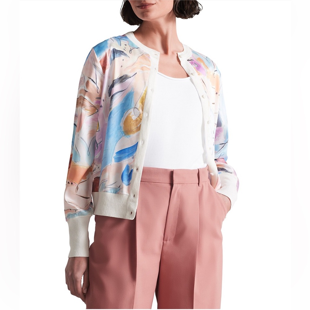 Ted Baker Ryvir Printed Cardigan, M